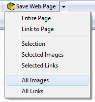 IE toolbar button