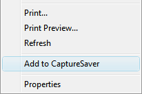 save web picture menu